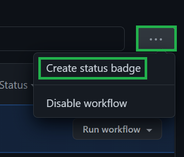 Badge dropdown