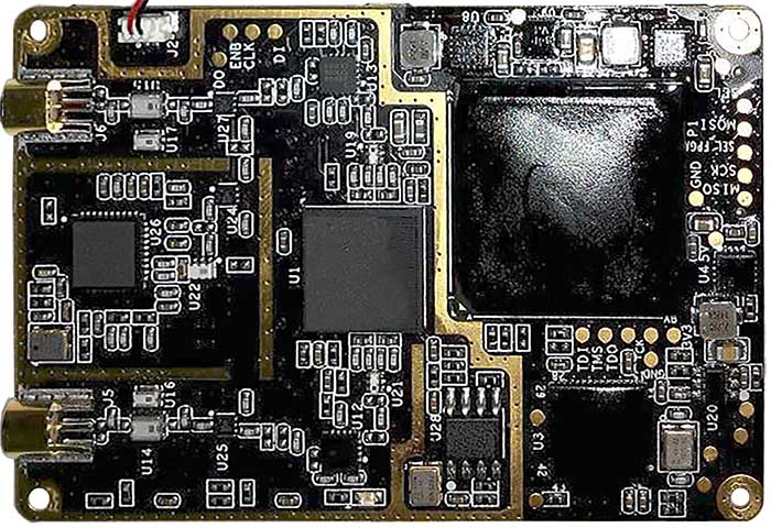 IG800 Air OFDM Transceiver board v1 A top